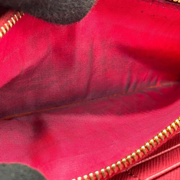PRADA Prada Long Wallet, Saffiano Leather, Flap, Pink, Two-Tone, Gold Hardwar... - Picture 16 of 16